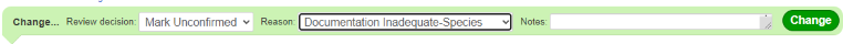 Showing input field adjustments