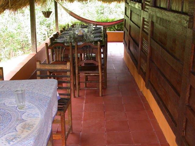 Dining table at Burbayar